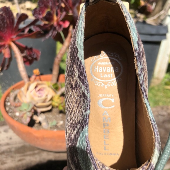 Jeffrey Campbell Python Booties - Picture 2 of 7